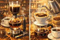サイフォンとドリップはどっちが美味しい？味の違いと選び方を徹底比較！