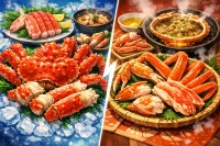 タラバガニ ズワイガニ どっちが美味しい？味・食感・食べ方を7項目比較！