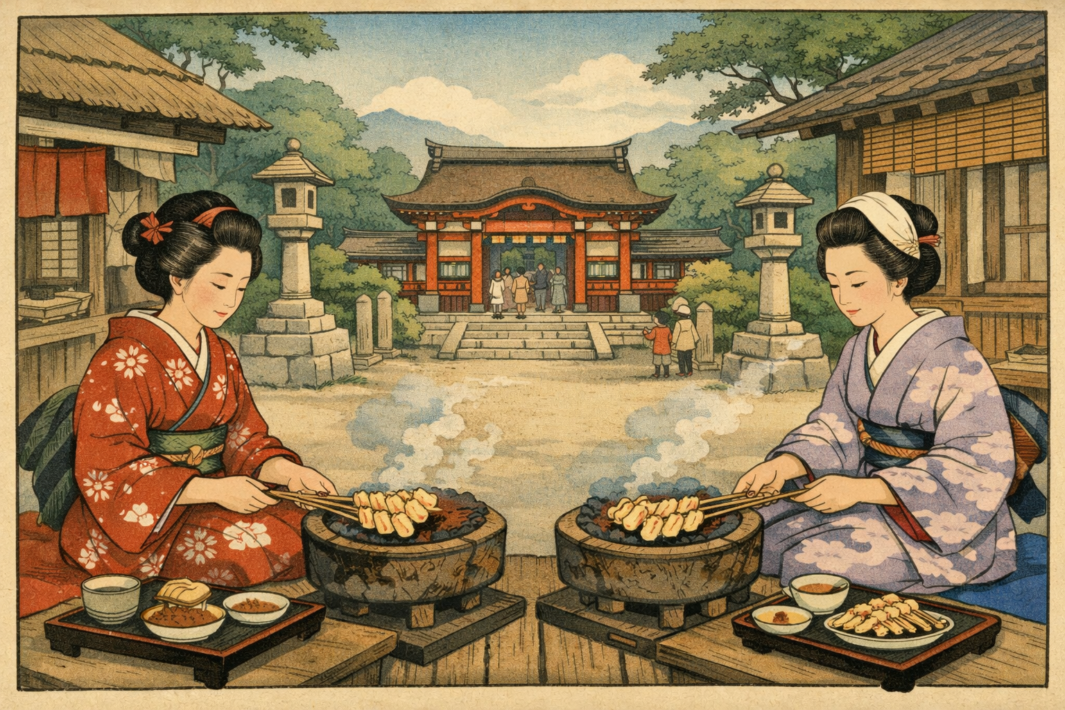 今宮神社 あぶり餅どっちが美味しい？かざりやvs一和を7項目比較！