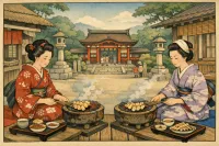 今宮神社 あぶり餅どっちが美味しい？かざりやvs一和を7項目比較！