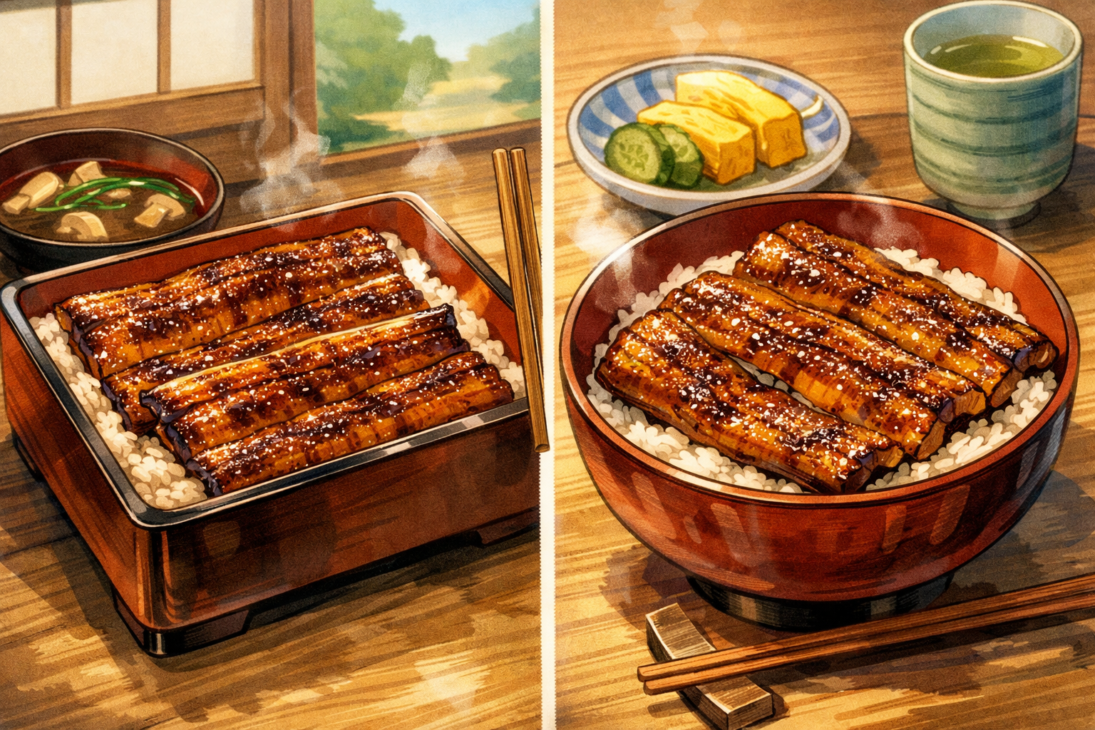 うな重 うな丼 どっちが美味しい？7つの違いと選び方