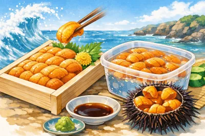 生うにと塩水うにはどっちが美味しい？味の違いや特徴を徹底比較！