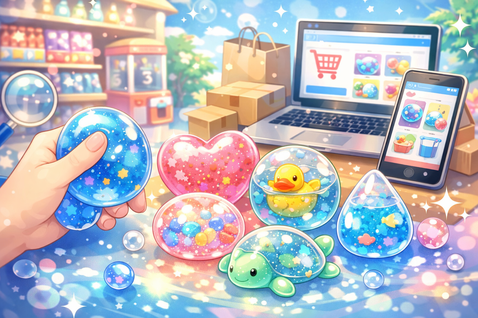 水感スクイーズはどこに売ってる?買える店舗や通販サイトを徹底調査!
