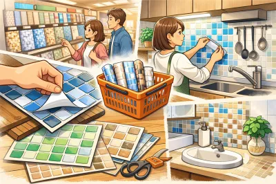 タイルシールどこに売ってる？購入場所や選び方を徹底調査！