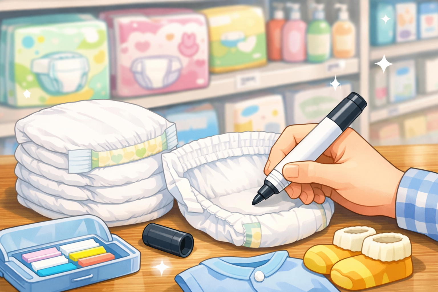 おむつ名前ペン どこに売ってる？確実に手に入る販売店ガイド