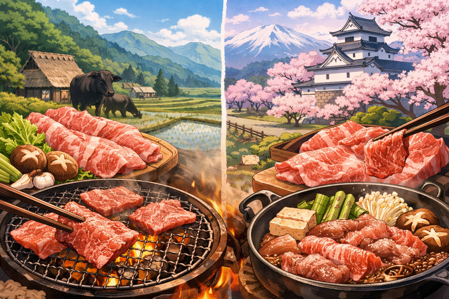 山形牛と米沢牛はどっちが美味しい？味の違いや選び方を徹底解説